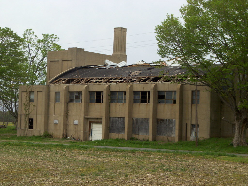 Undated photo of the Alamo gymnasium.