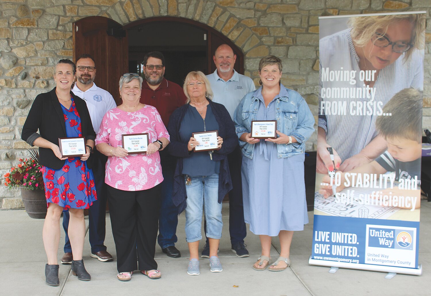 Representatives from campaign pacesetters were recognized for their early contributions to the annual United Way of Montgomery County campaign. Official fundraising efforts kicked off Friday with a golf scramble and luncheon at the Crawfordsville Country Club.