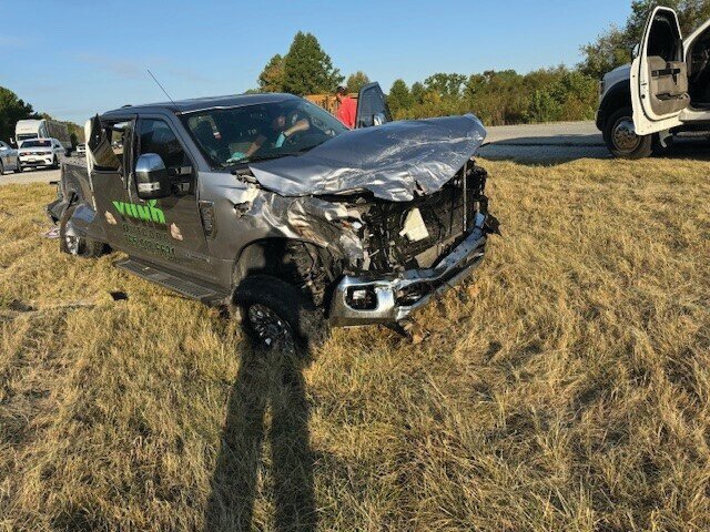 A Crawfordsville man was hospitalized Thursday morning following a crash in Vigo County.