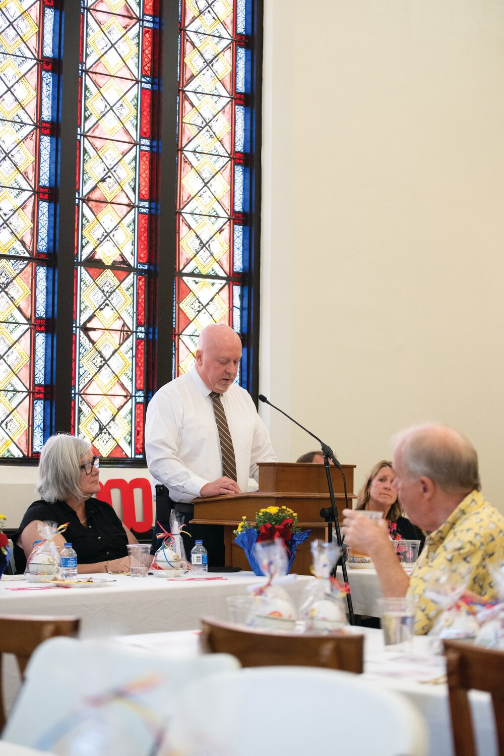 Mayor Todd Barton also stressed the importance of the longstanding tradition the city and church have formed.