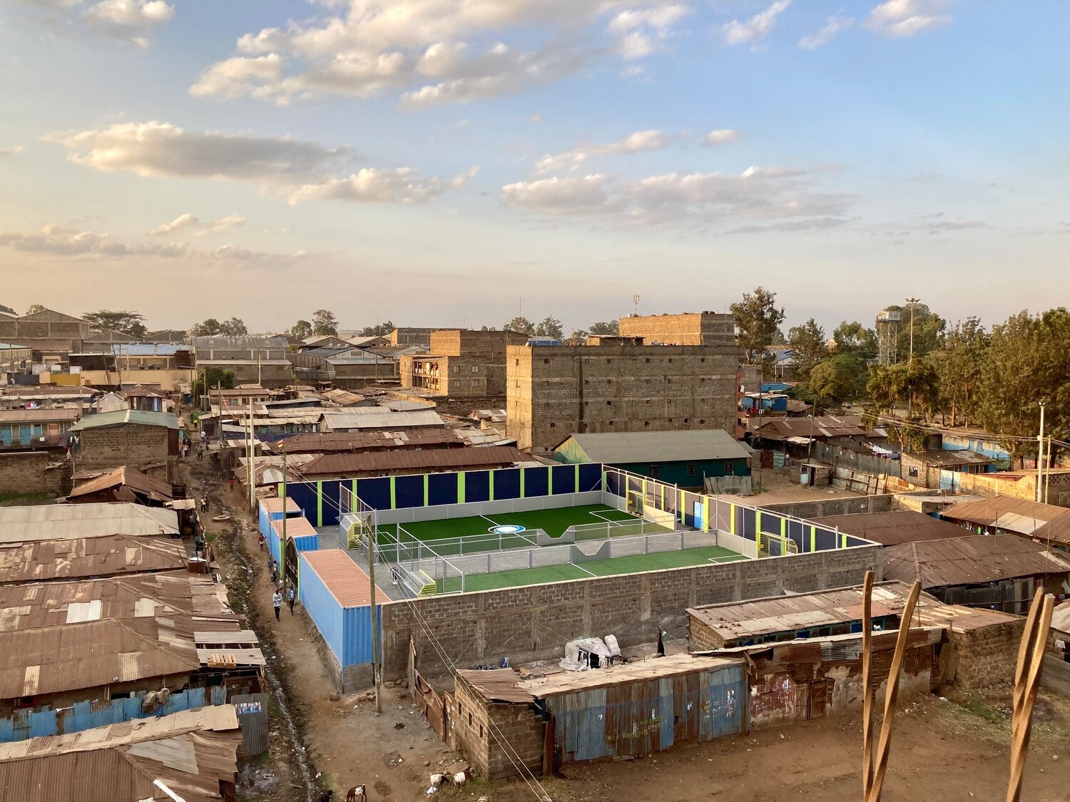 Kenya soccer field