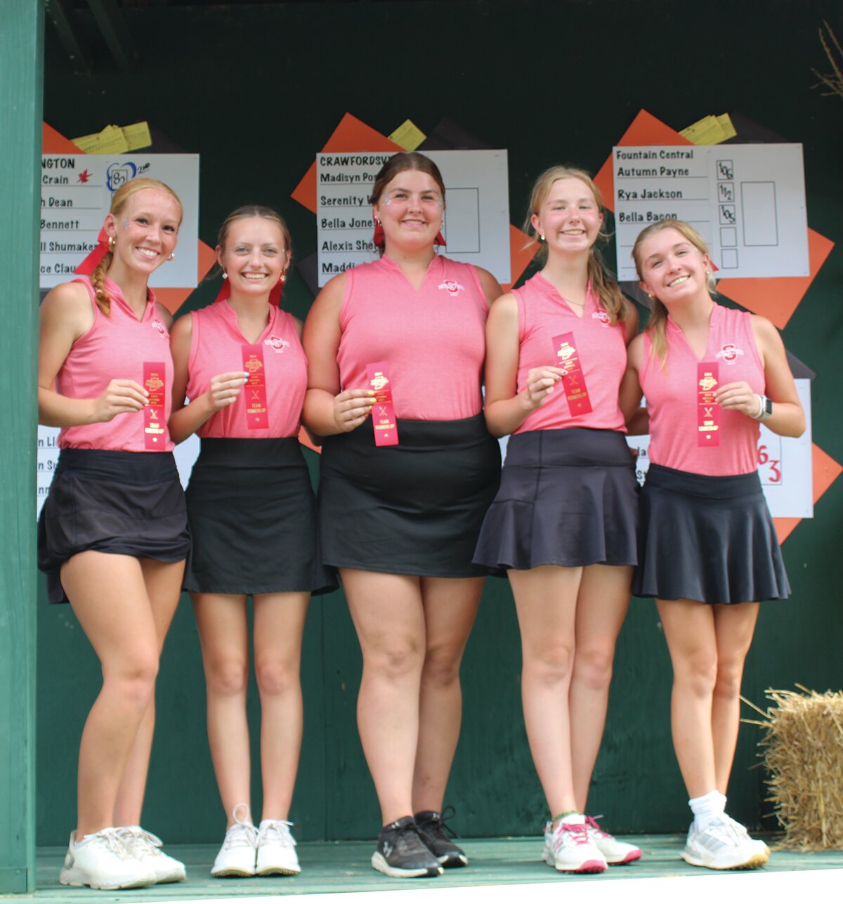 Southmont's girls' golf team finished second in Saturday's sectional at Harrison Hills Golf Club in Attica.