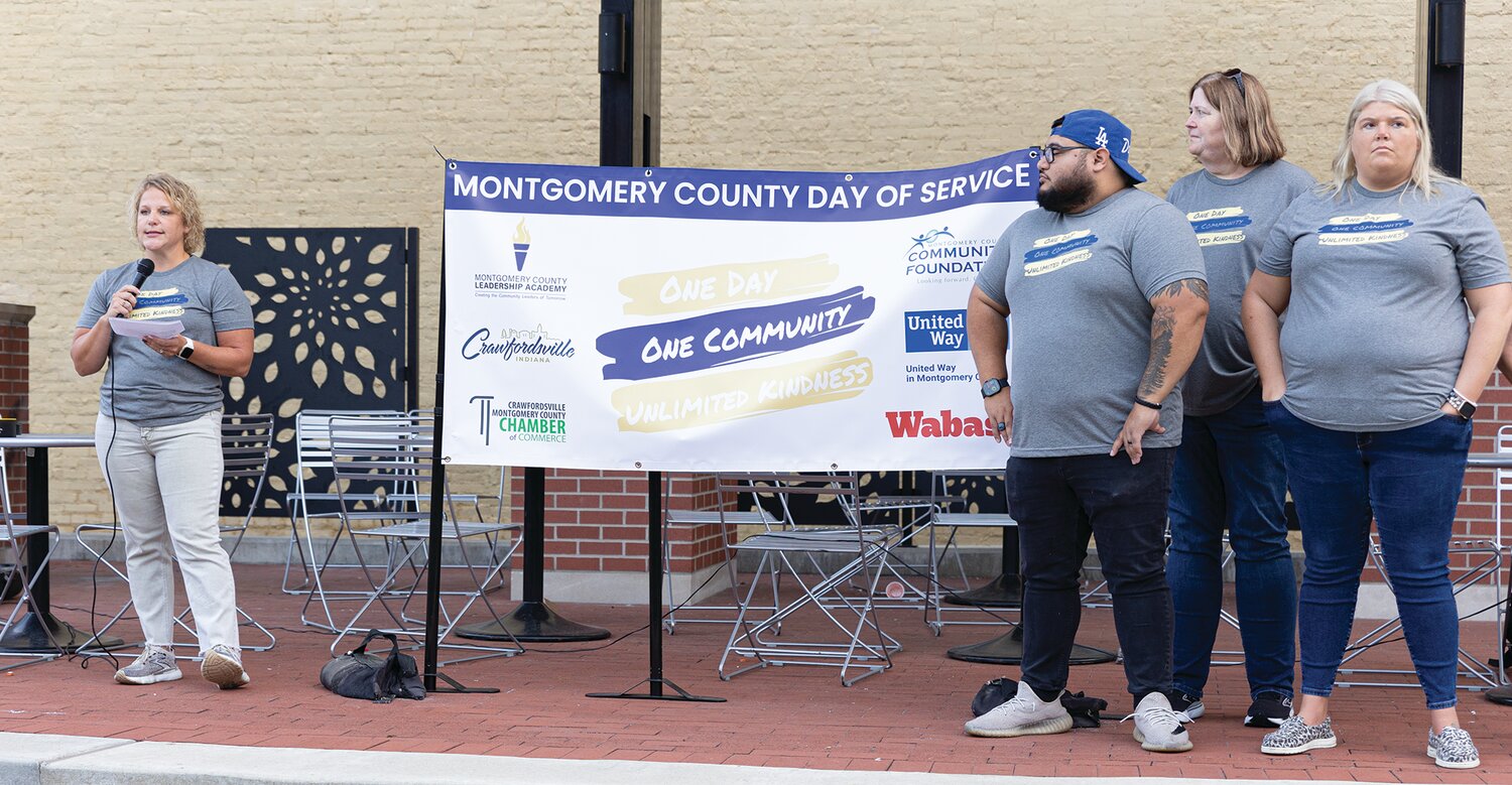 Pictured, from left, is Monica Nagele, MCLA vice president, Jeremy Lemus, MCLA executive director, and Brittany Carr, MCLA president.