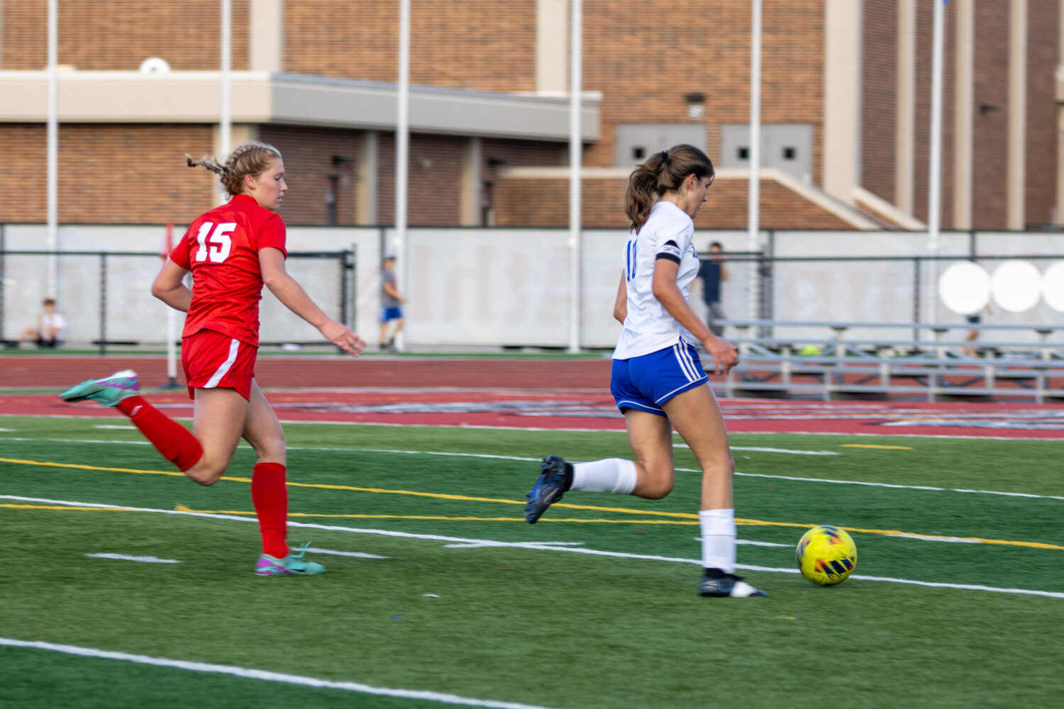 Claire Kessler (15) and Caroline Novak (10)