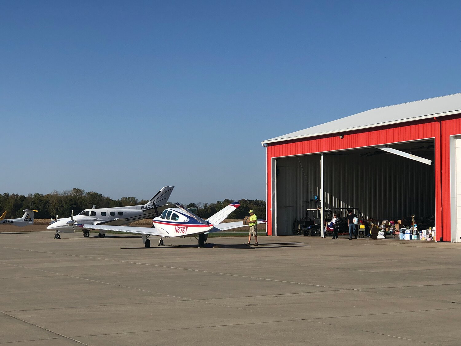 Crawfordsville Regional Airport, Oct. 9.