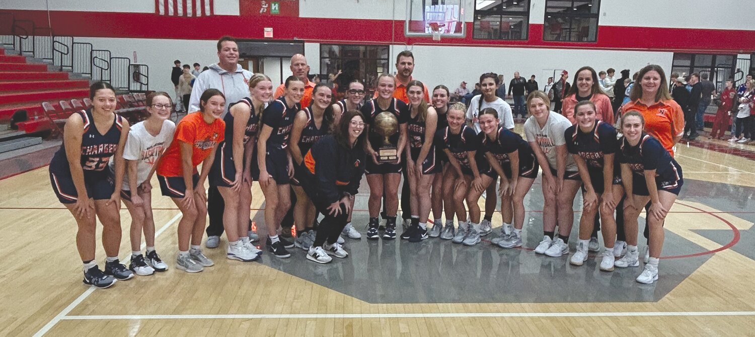 North Montgomery girls’ basketball team won the 2024 Sugar Creek Classic on Saturday with a 48-34 win over Southmont.