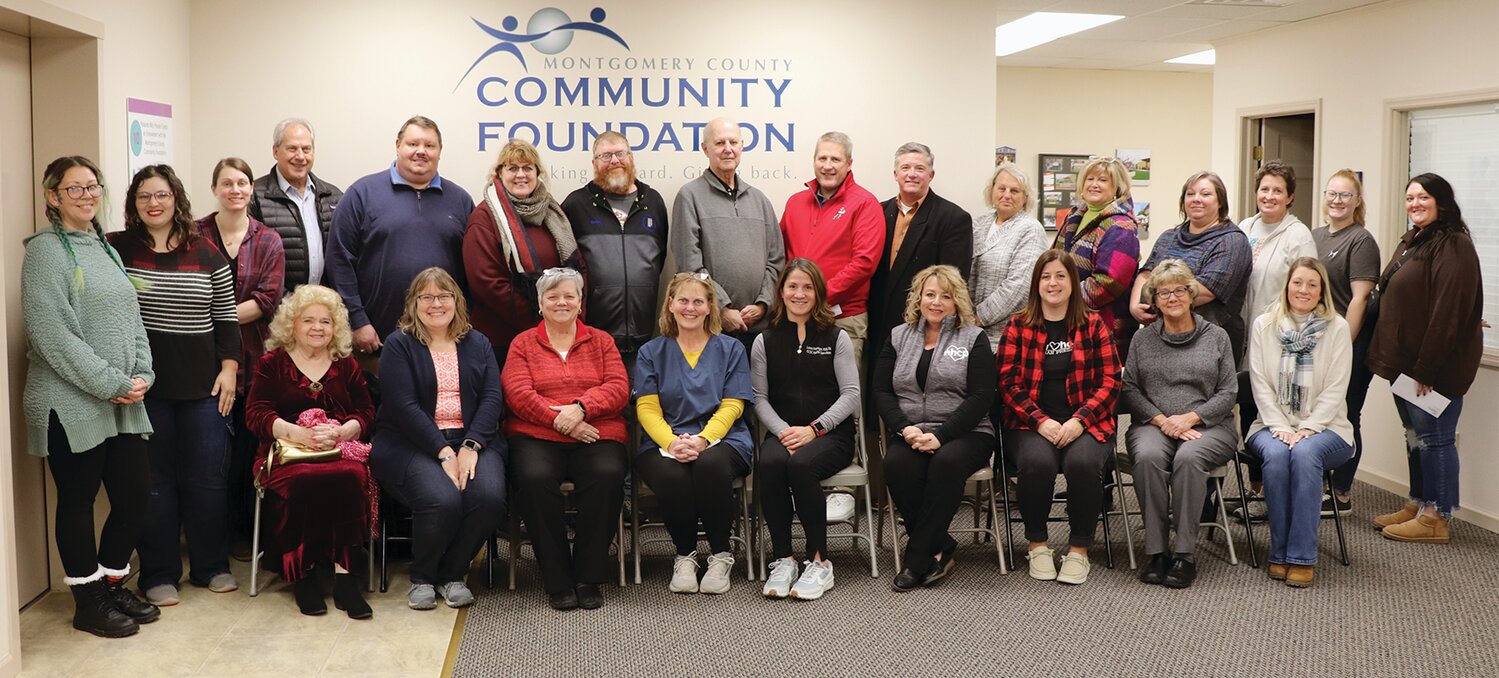 Montgomery County Community Foundation gathered Thursday to award grant checks to 17 grant recipients in the final grant cycle of 2024. Awards totaled $327,120.