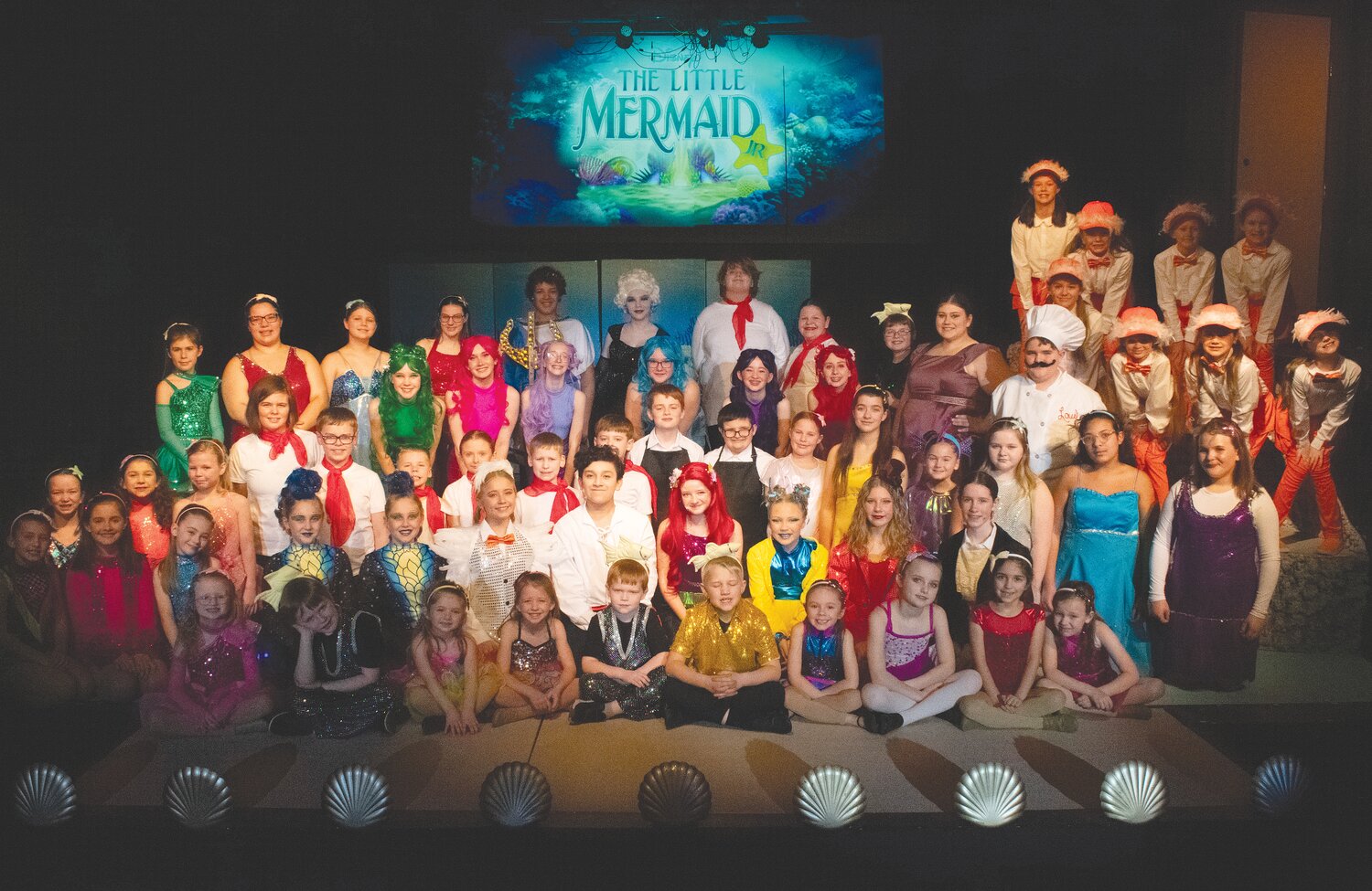 More than 70 local youth will perform The Little Mermaid Jr. at the Vanity Theater.