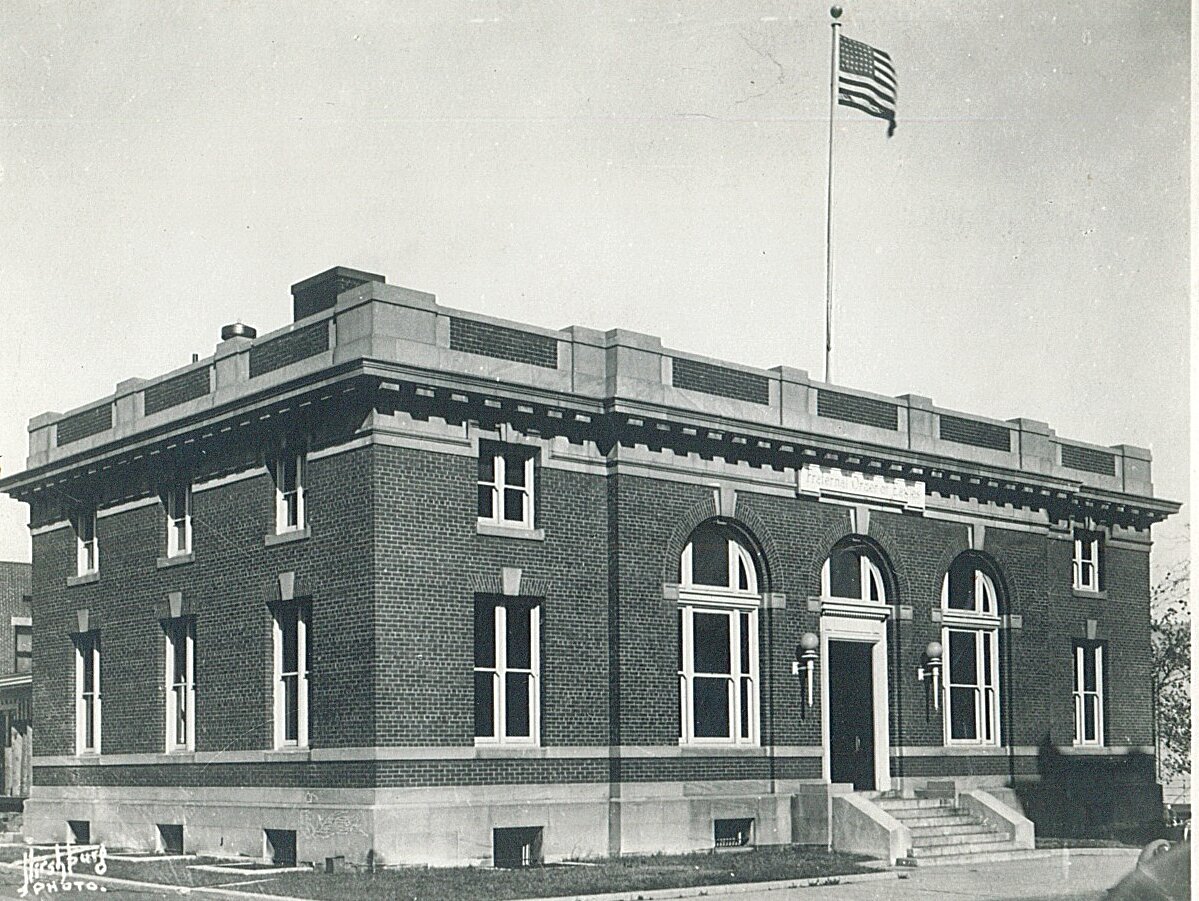 The local Aerie operated from the former post office at the corner of Main Water streets from 1942 to 1969.