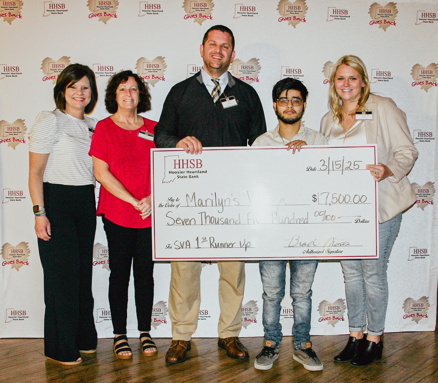 Marilyn’s Village of Fountain County took home second, receiving $7,500.