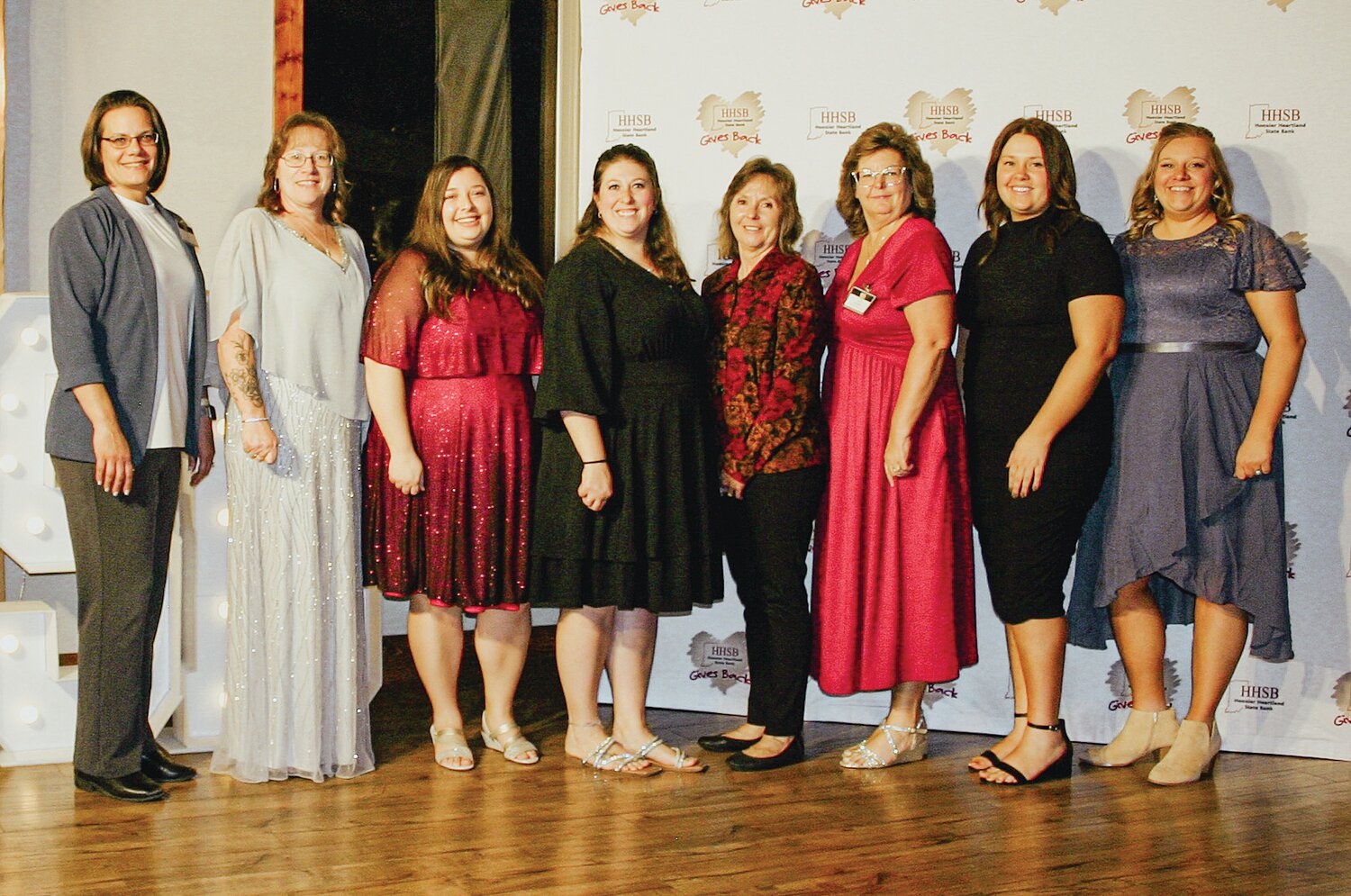 Pictured are Mission, Vision and Values employee award winners.