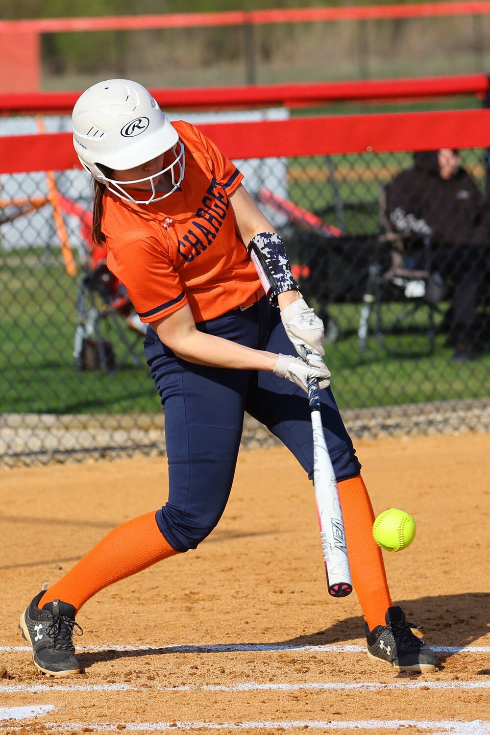 Hope Delp of North Montgomery - batting