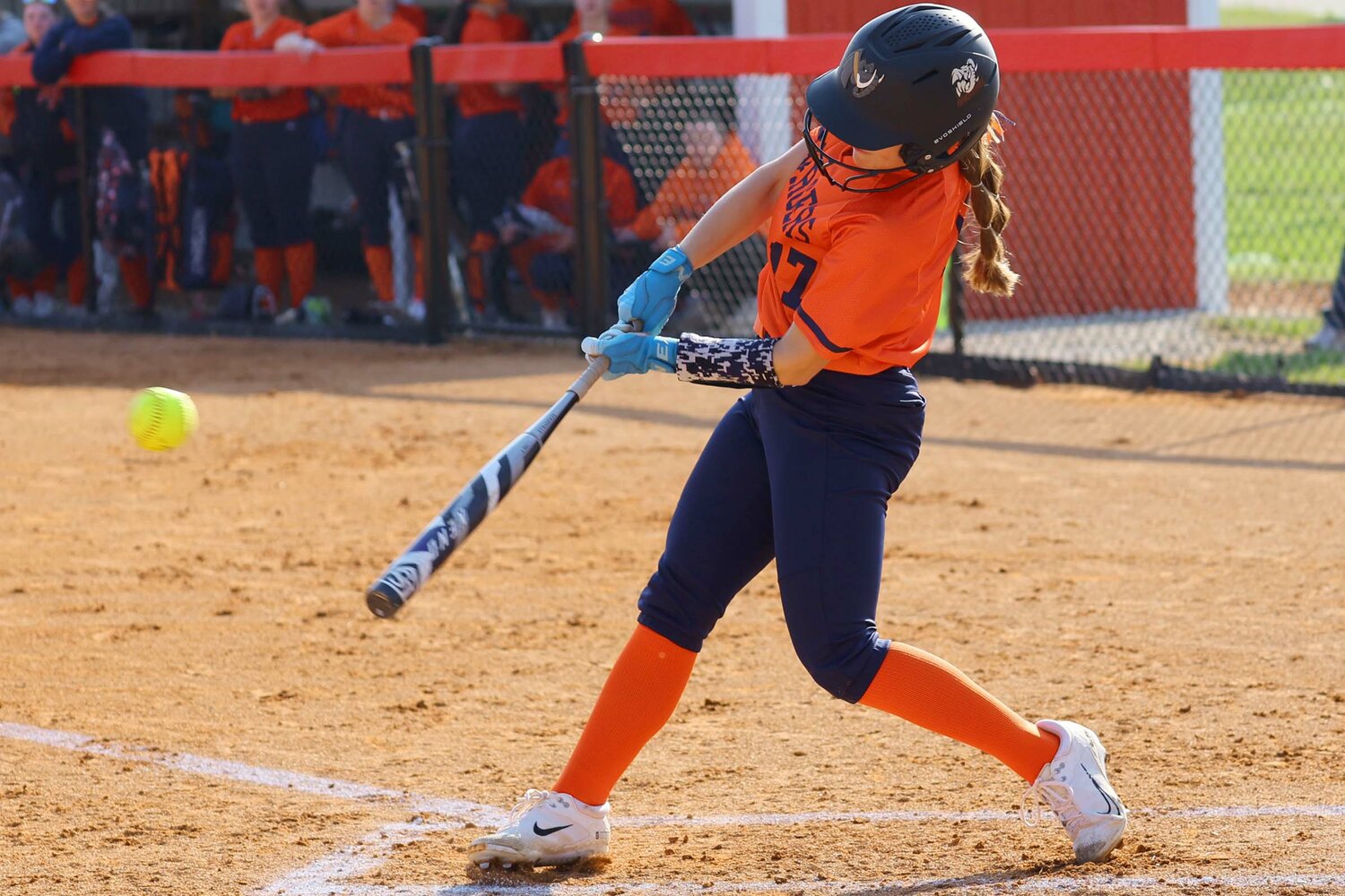 Sophie Welshimer of North Montgomery - batting
