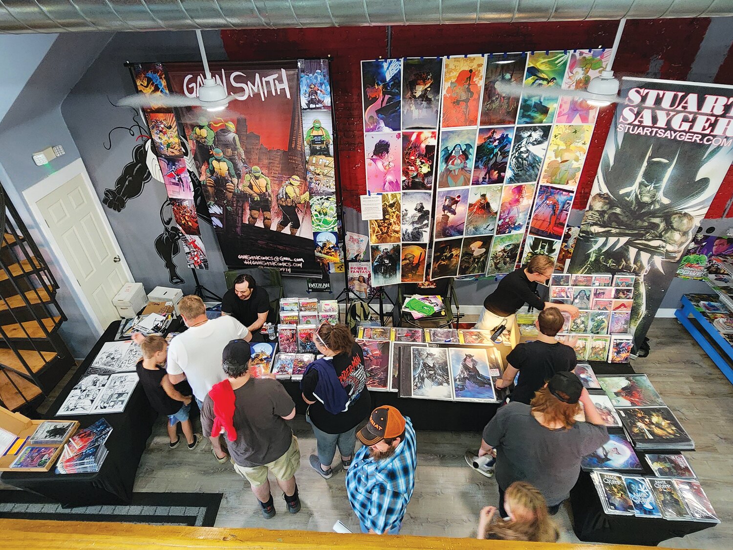 Bearded Comics & Collectibles grand-opening last year.