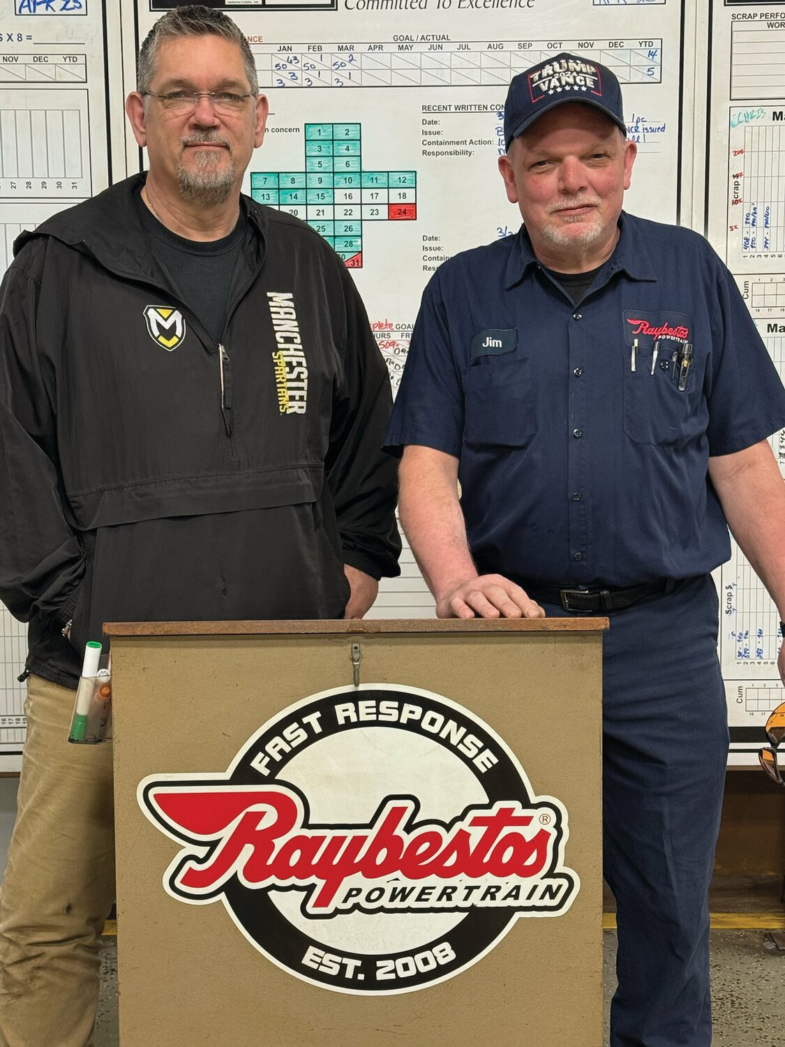 Jeff Lynas, left, and Jim Fields