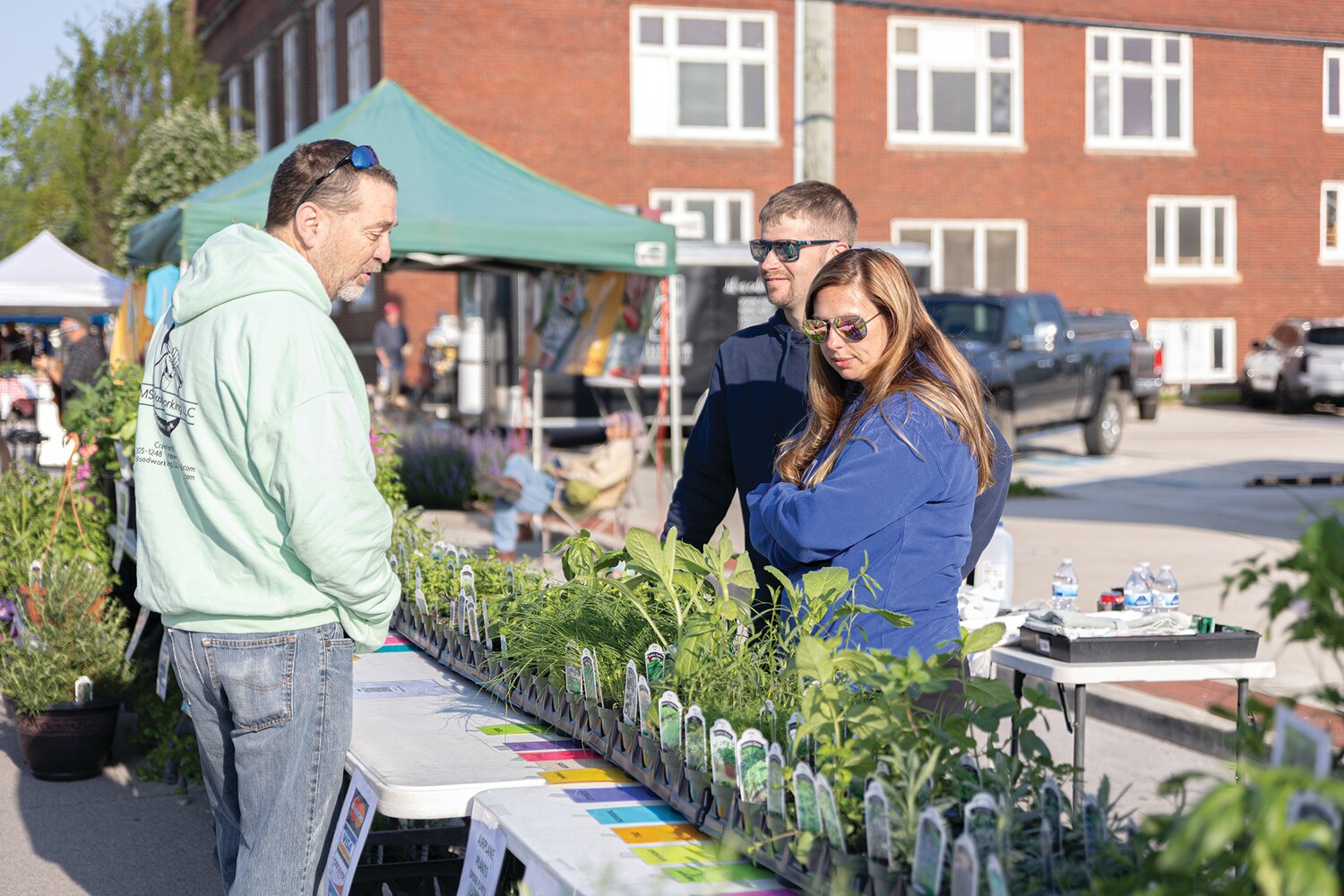 The Farmers’ Market opened for the season on Saturday at Pike Place. Local vendors sell products and produce each Saturday from 8 a.m. to noon., weather permitting. Each weekly market also includes entertainment and food trucks.