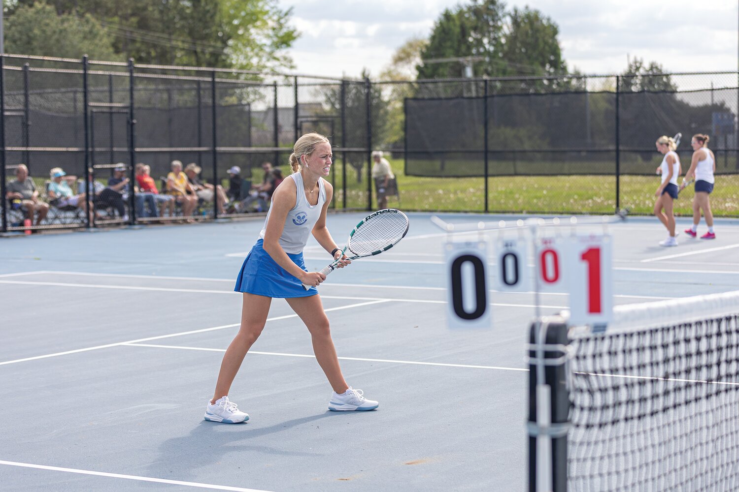 Crawfordsville High School vs. Fountain Central tennis, May 7, 2025.