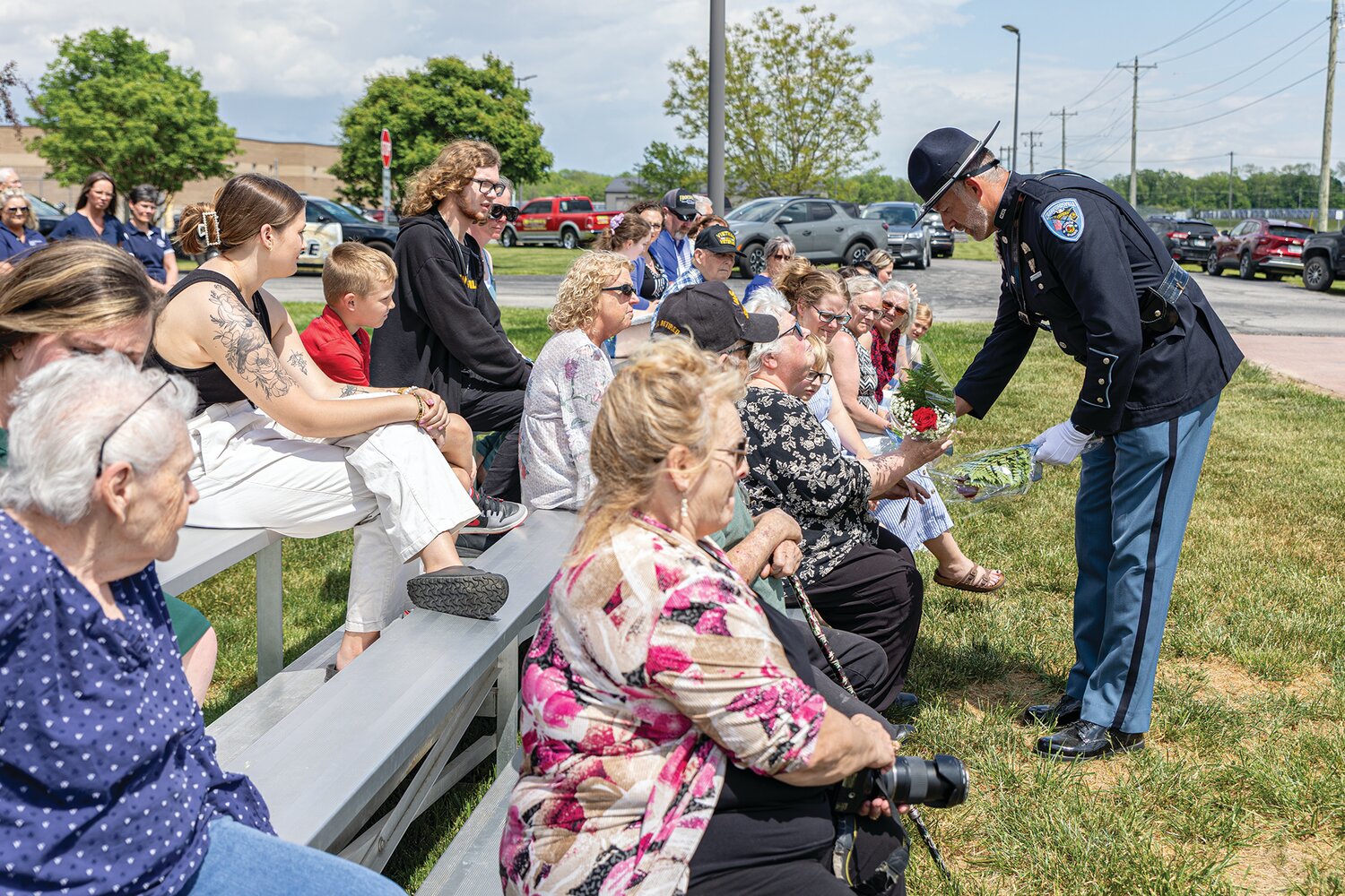 In honor of those fallen in the line of duty, a Police Week Memorial Service was held at the Montgomery County Sheriff's Office on Wednesday afternoon. May 14, 2025