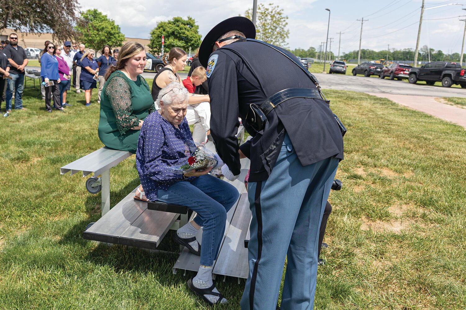 In honor of those fallen in the line of duty, a Police Week Memorial Service was held at the Montgomery County Sheriff's Office on Wednesday afternoon. May 14, 2025