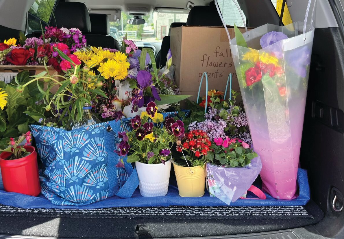 Flowers donated to Wellbrooke.