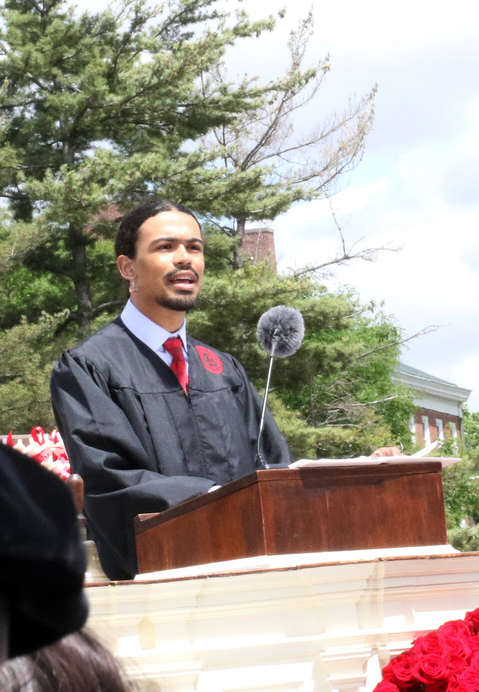 Luis Rivera was one of two featured speakers at the 187th Wabash College Commencement Saturday in Crawfordsville.