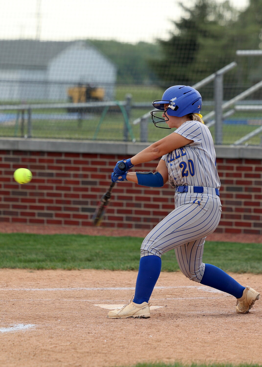 CHS senior Delaney Spencer bats against Frankfort.