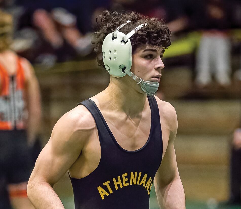 Crawfordsville senior Landon Vaught was selected as the Journal Review Wrestler of the Year.
