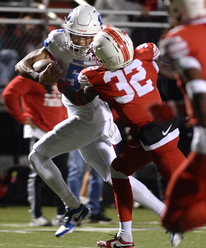 Dover QB Nahseem Cosme will be playing safety in college at Lebanon Valley. SPECIAL TO THE DELAWARE STATE NEWS/GARY EMEIGH