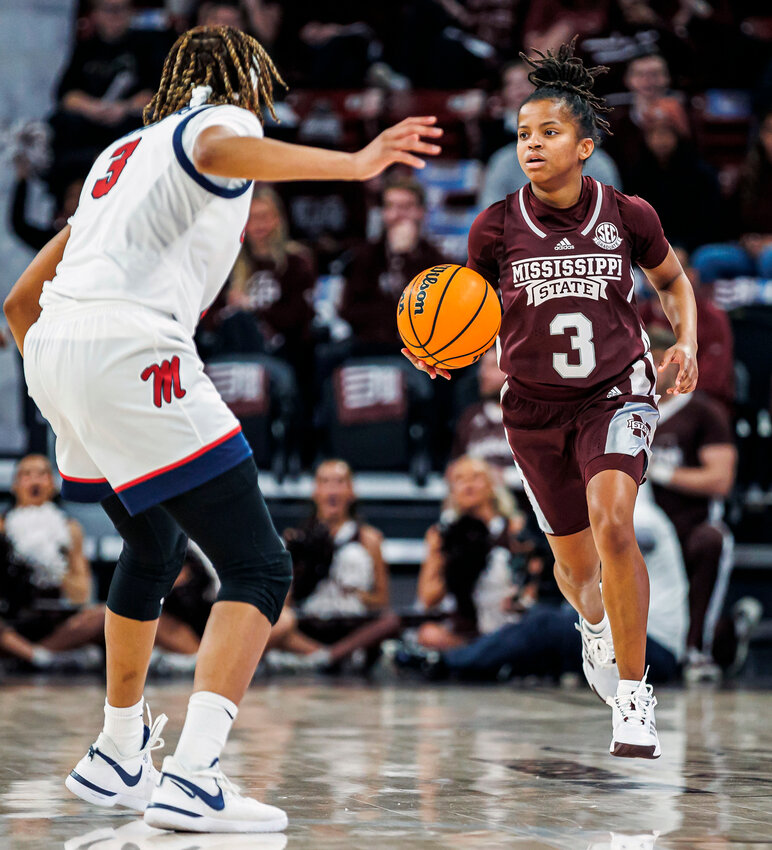 Lauren Park-Lane, a former Sanford School standout, has collected 165 assists for the Bulldogs this season. Mississippi State Athletics/Jaden Powell