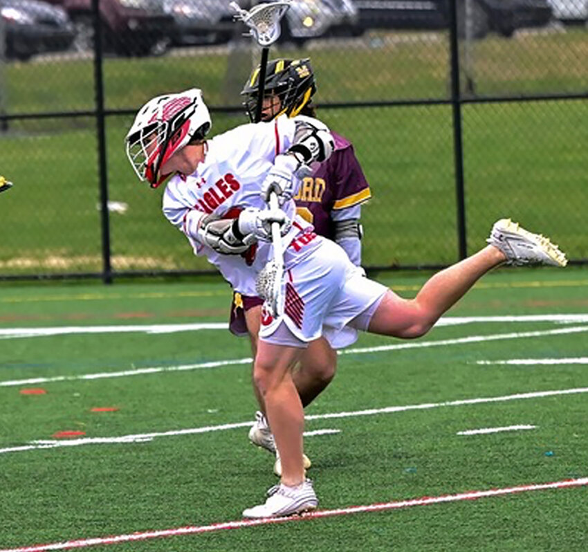 Senior Jake Wagner leads the Smyrna High boys' lacrosse team with 50 goals so far this season. SUBMITTED PHOTO.