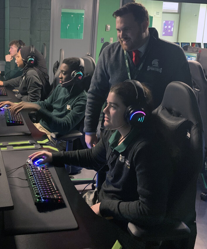 Chris Ruffini is the manager of Saint Mark’s Esports program and teaches classes related the subject. SAINT MARK’S HIGH SCHOOL PHOTO
