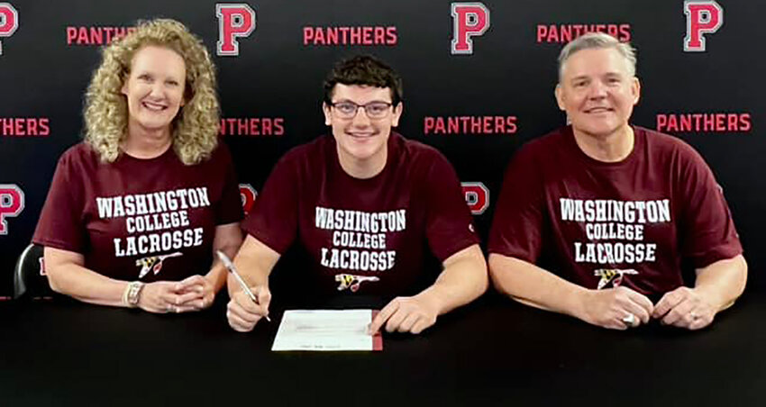 Alex Szell, who is headed for Washington College, said his parents, Dr. Michele Domenick and Douglas Szell, have inspired him to work hard. POLYTECH PHOTO.