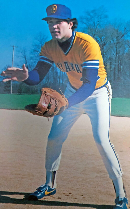 Chuck Coker was a standout first baseman a the University of Delaware between 1979-82. UNIVERSITY OF DELAWARE PHOTO.