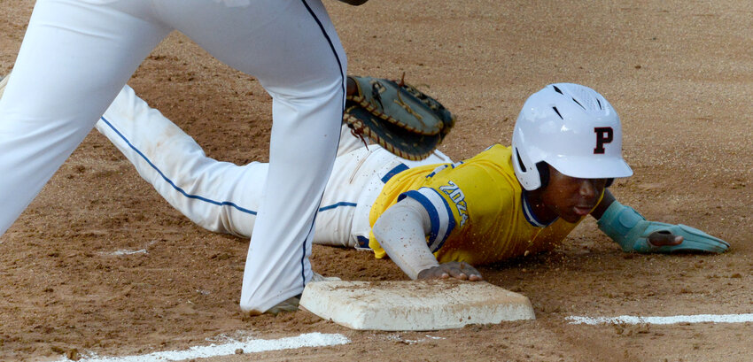 Makai Parker is one of several Camden-Wyoming Senior League players who is in his last Little League season. SPECIAL TO THE DAILY STATE NEWS/GARY EMEIGH