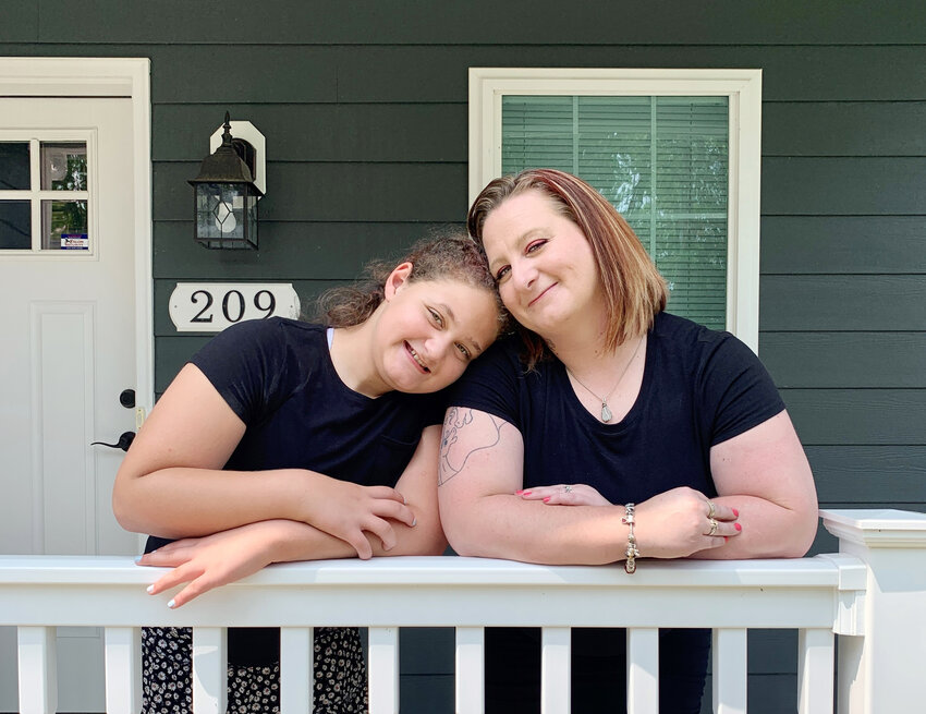 Angela and her 10-year-old daughter were welcomed to their new home on Brooks Lane in St. Michaels by Habitat board members, staff, and volunteers and their friends and family.