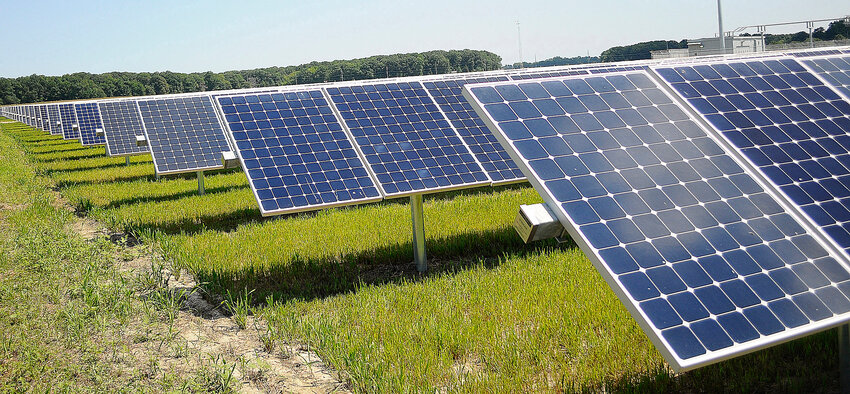 Dover's SUN Park has a field of solar panels.
