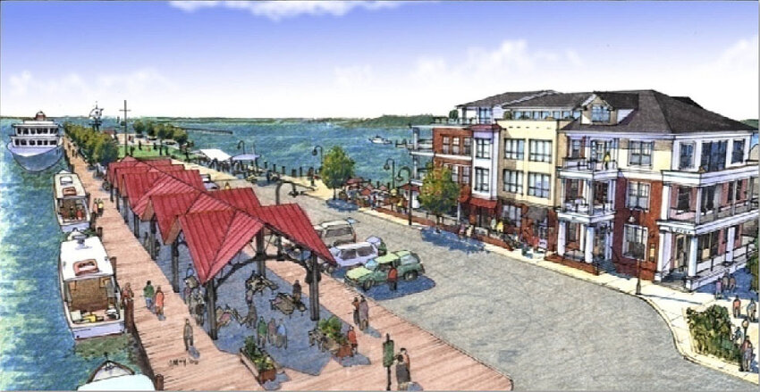 Peter Johnston Associates, Thomas Point Associates and John Moynahan Urban Design and Planning &mdash; guided by the city&rsquo;s Strategic Revitalization Plan steering committee &mdash; included this rendering in the 2008 SRP. Today the current Mayor and City Council agree by consensus to add a high-end hotel or hotel conference center to its Top 10 Priorities list.