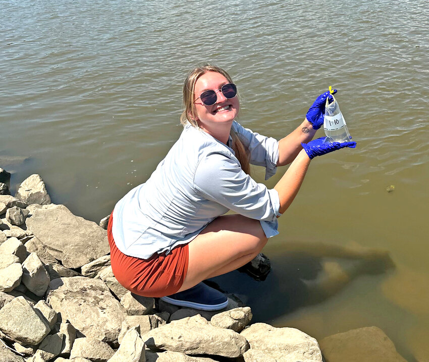 Morgan Buchanan &mdash; ShoreRivers&rsquo; 2022&ndash;2023 Conservation &amp; Climate Corps Member and now a full-time educator with the organization &mdash; spent part of this summer conducting a study on the relationship between bacteria and tidal cycles in local waterways thanks to funding from the Chesapeake Bay Trust. For the study, Buchanan spent multiple days at Morgan Creek Landing in Kent County taking water quality samples every hour over a 12-hour period to cover a full tidal cycle.
