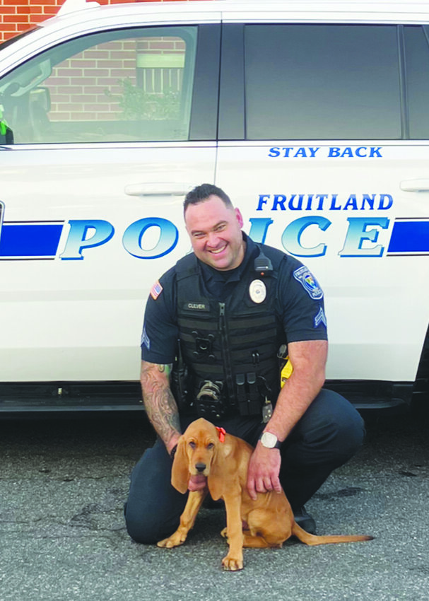 Fruitland Police Department Cpl. Josh Culver will be Boone the bloodhound&rsquo;s handler. When needed, Boone&rsquo;s services will be made available to police departments in the entire Lower Eastern Shore.