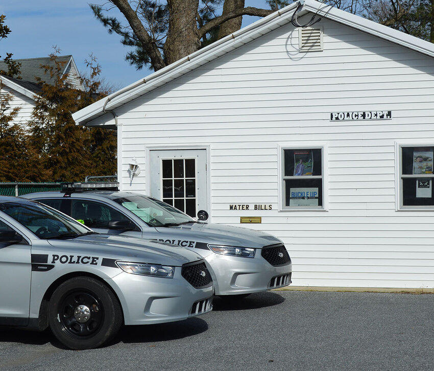 Delaware State News/Glenn Rolfe.Plans are to replace this small police headquarters for Dagsboro police with a two-story structure at the Main Street location. This structure will be razed in project plans.