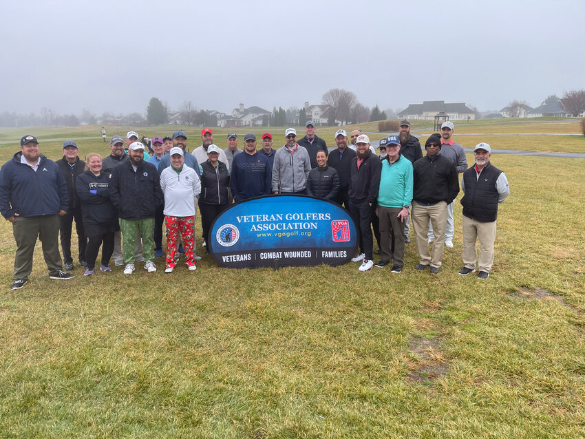 Veterans Golf Association Delaware chapter members gathered for an event at Back Creek Golf Club in Middletown Dec. 2.