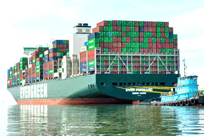 On March 13, 2022, the 1,095-foot Ever Forward container ship ran aground in the Chesapeake Bay, damaging an oyster bar.