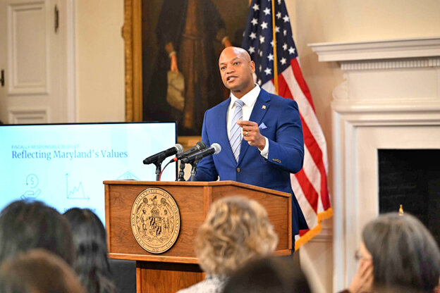 Maryland Gov. Wes Moore on Jan. 17 released his proposed $63.1 billion budget for Fiscal Year 2025.