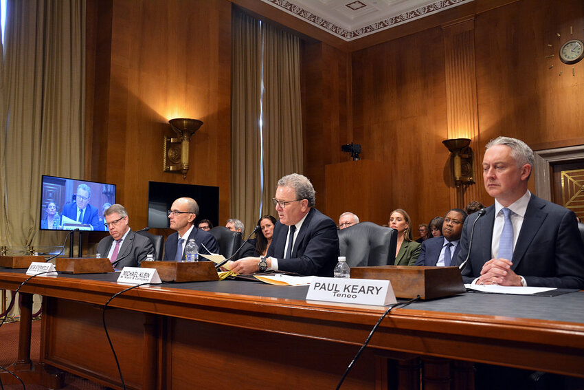 Consulting executives testified in Congress on Tuesday regarding their firms&rsquo; relationships with Saudi Arabia. From left are Rich Lesser of Boston Consulting Group; Bob Sternfels of McKinsey &amp; Co.; Michael Klein of M. Klein &amp; Co.; and Paul Keary of Teneo.