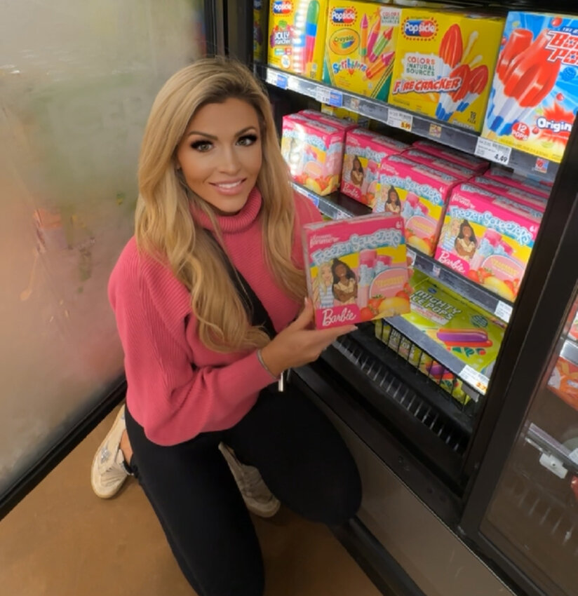 Katey Evans, co-founder of The Frozen Farmer in Bridgeville, has partnered with Mattel and the Barbie brand for Barbie Freezer Squeezers at grocery stores across the country.