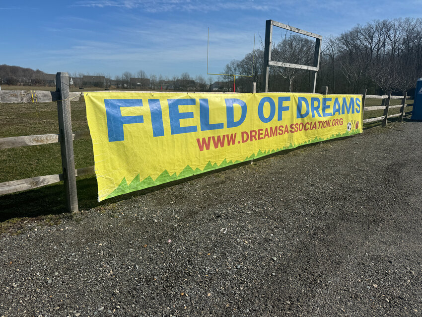 The Field of Dreams is located on Lewis Road in Dover.