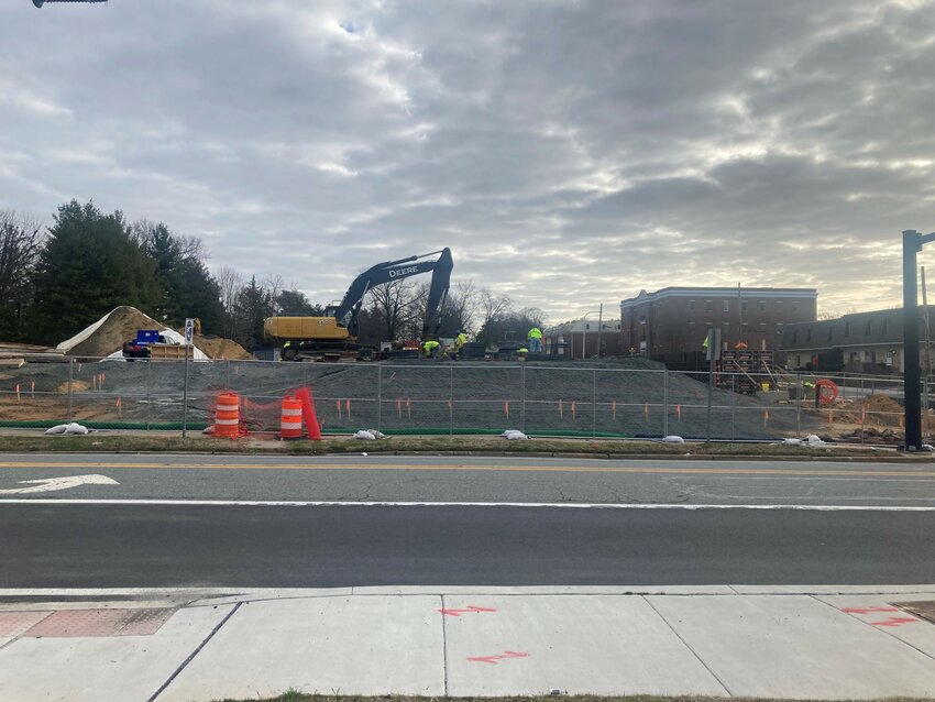 Construction is underway on the new Kent County Family Court building at the corner of South Governors Avenue and Water Street in Dover. It is expected to take about a year and a half to complete.