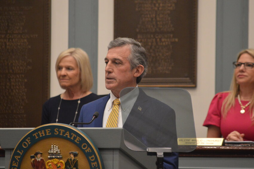 Gov. John Carney touted the successes of his time as governor while looking toward the future during his final State of the State speech on Tuesday.