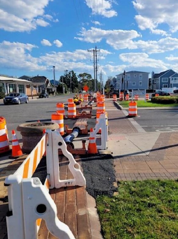 A large sewer line in Bethany Beach is under repair and is requiring $1.9 million in extra funding from Sussex County.