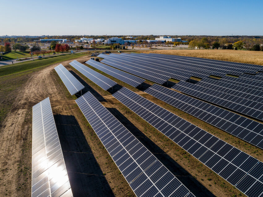 Pivot Energy has partnered with Walmart to provide community solar projects like this one across five states, including Delaware.